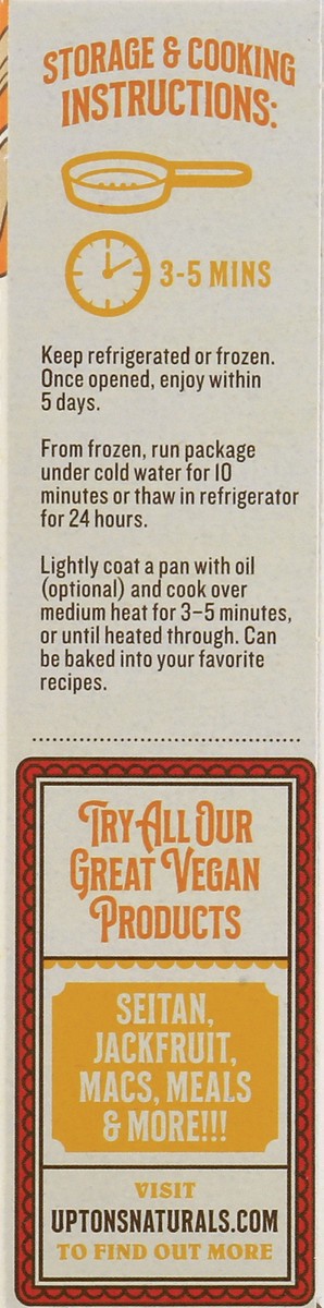 slide 7 of 13, Upton's Uptons Naturals in Crumbles Ground Seitan 8 oz, 8 oz