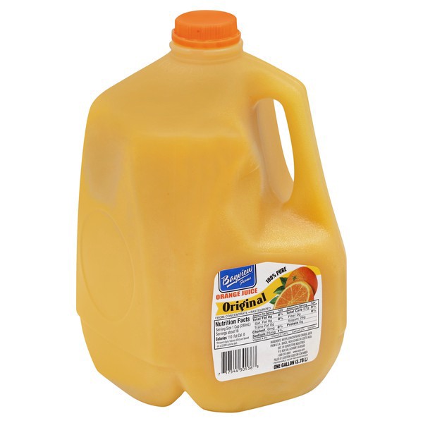 slide 1 of 1, Bayview Farms, 100% Juice, Pure, Original, 128 oz