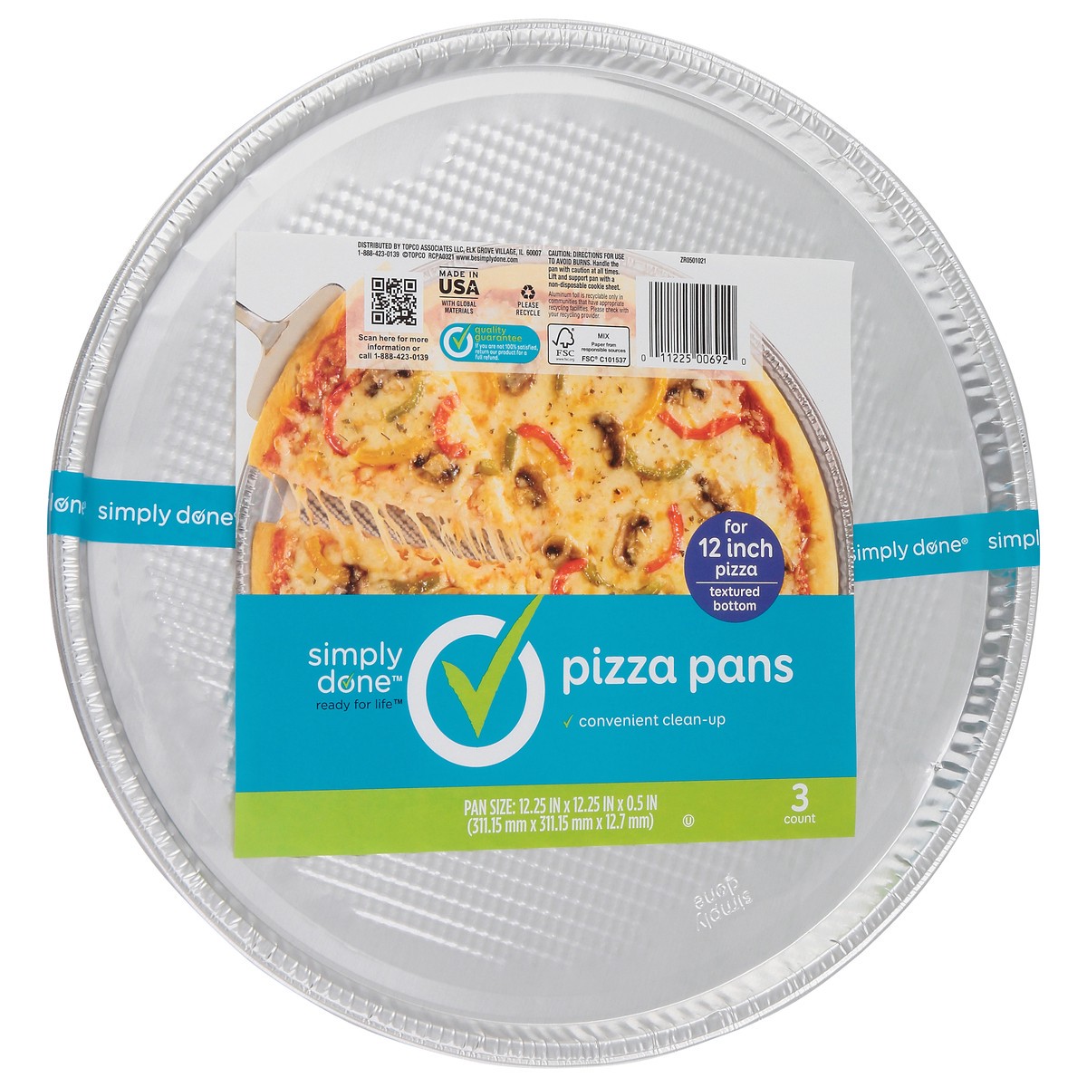 slide 3 of 9, Simply Done Pizza Pans 3 ea, 3 ct