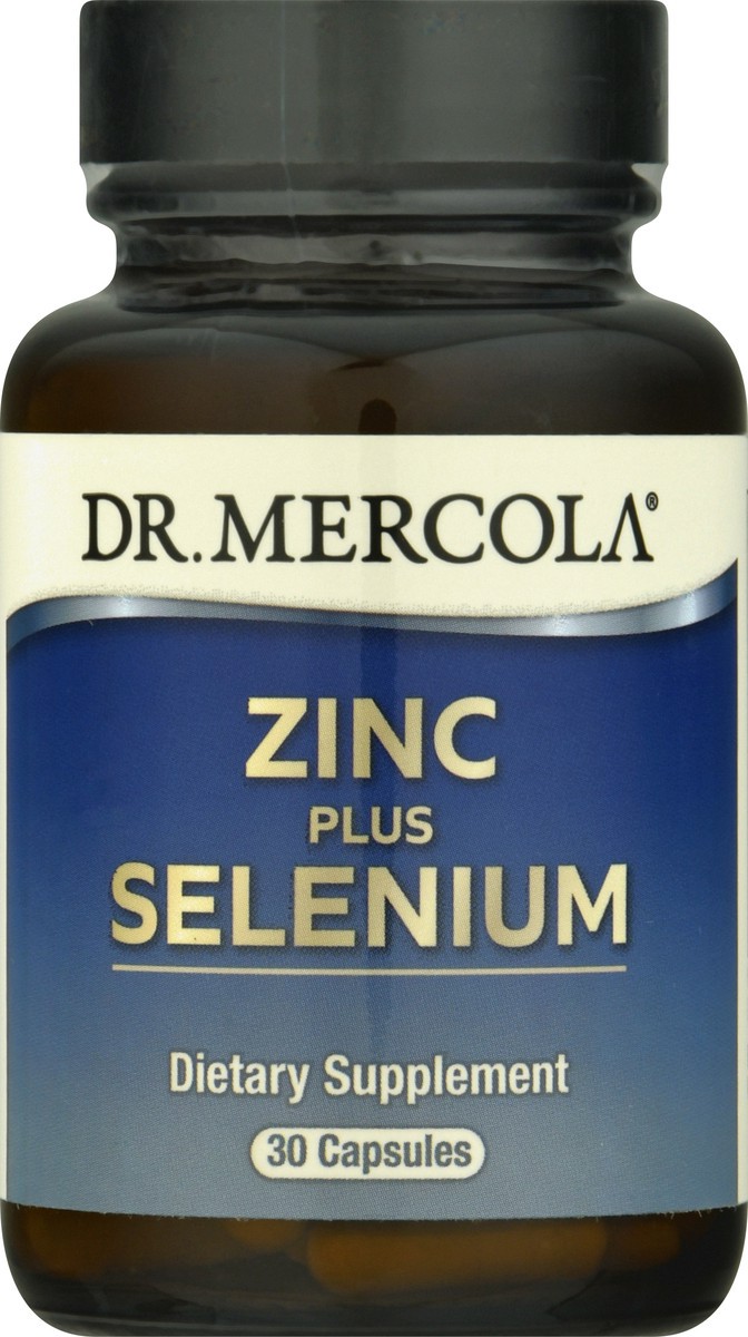 slide 6 of 9, Dr. Mercola Capsules Zinc Plus Selenium 30 ea, 30 ct