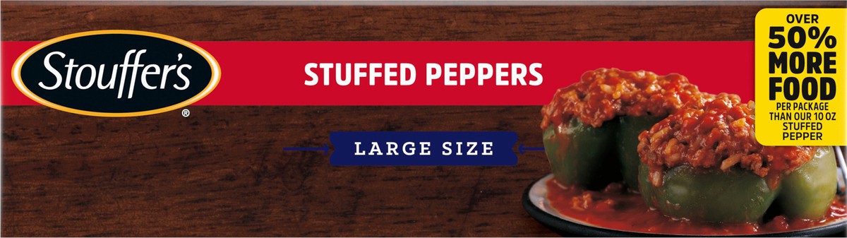 slide 5 of 13, Stouffer's Stuffed Peppers Large Size Frozen Meal, 15.5 oz