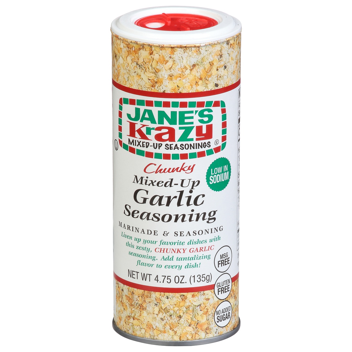 Jane's Krazy MixedUp Seasonings Marinade & Seasoning, MixedUp Garlic