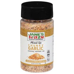 Jane's Krazy Mixed-Up Seasonings Mixed-Up Chunky Garlic Seasoning/Marinade/Rub 4.75 oz