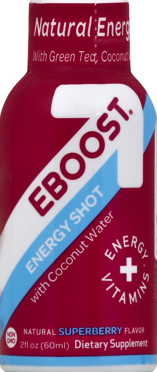 slide 4 of 4, EBOOST Superberry Energy Shot, 2 oz