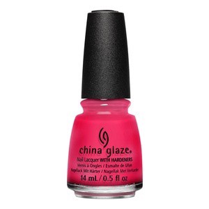 slide 1 of 1, China Glaze Nail Lacquer, Shocking Pink, 5 fl oz