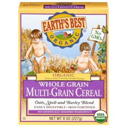 Earth's Best Organic Whole Grain Multi-Grain Cereal 8 oz