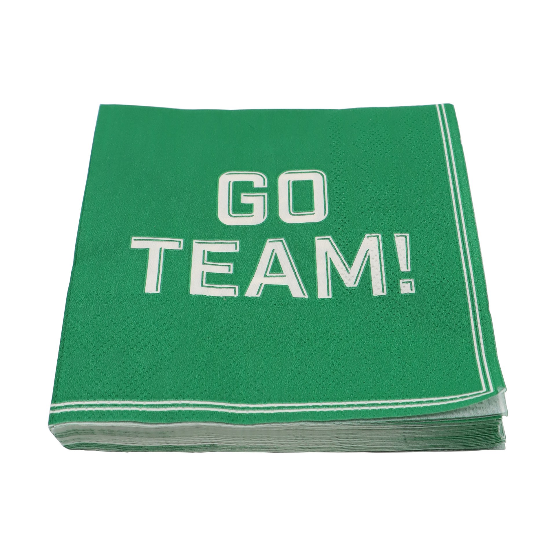 slide 3 of 3, Green Go Team Paper Beverage Napkins, 20ct. By Celebrate It, 20 ct