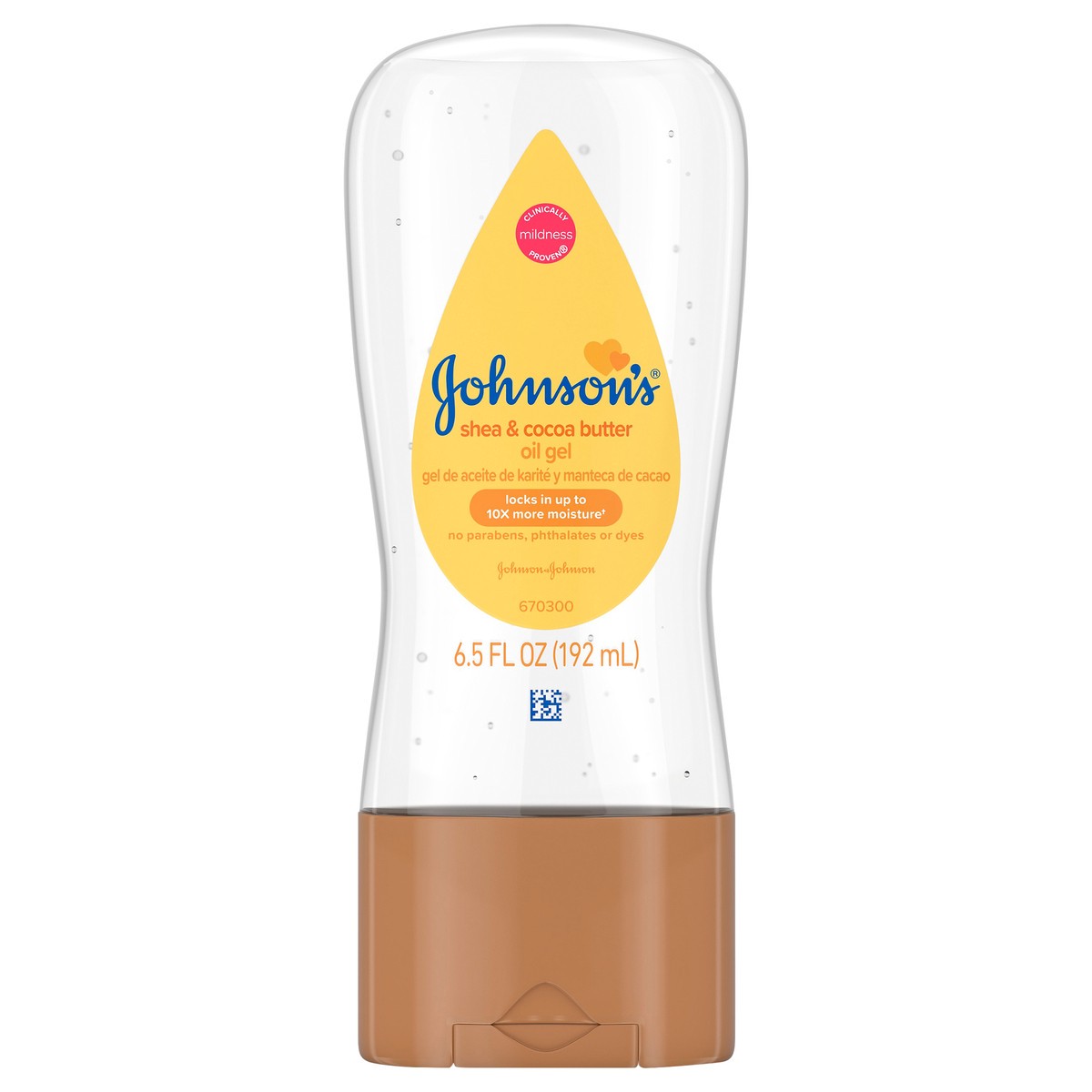 slide 6 of 12, Johnson's Oil Gel, Moisturizing Baby Massage Mineral Oil Enriched with Shea & Cocoa Butter, Dry Skin Relief for Babies, Kids & Adults, Nourishing & Gentle on Delicate Skin, 6.5 fl. oz, 6.50 fl oz