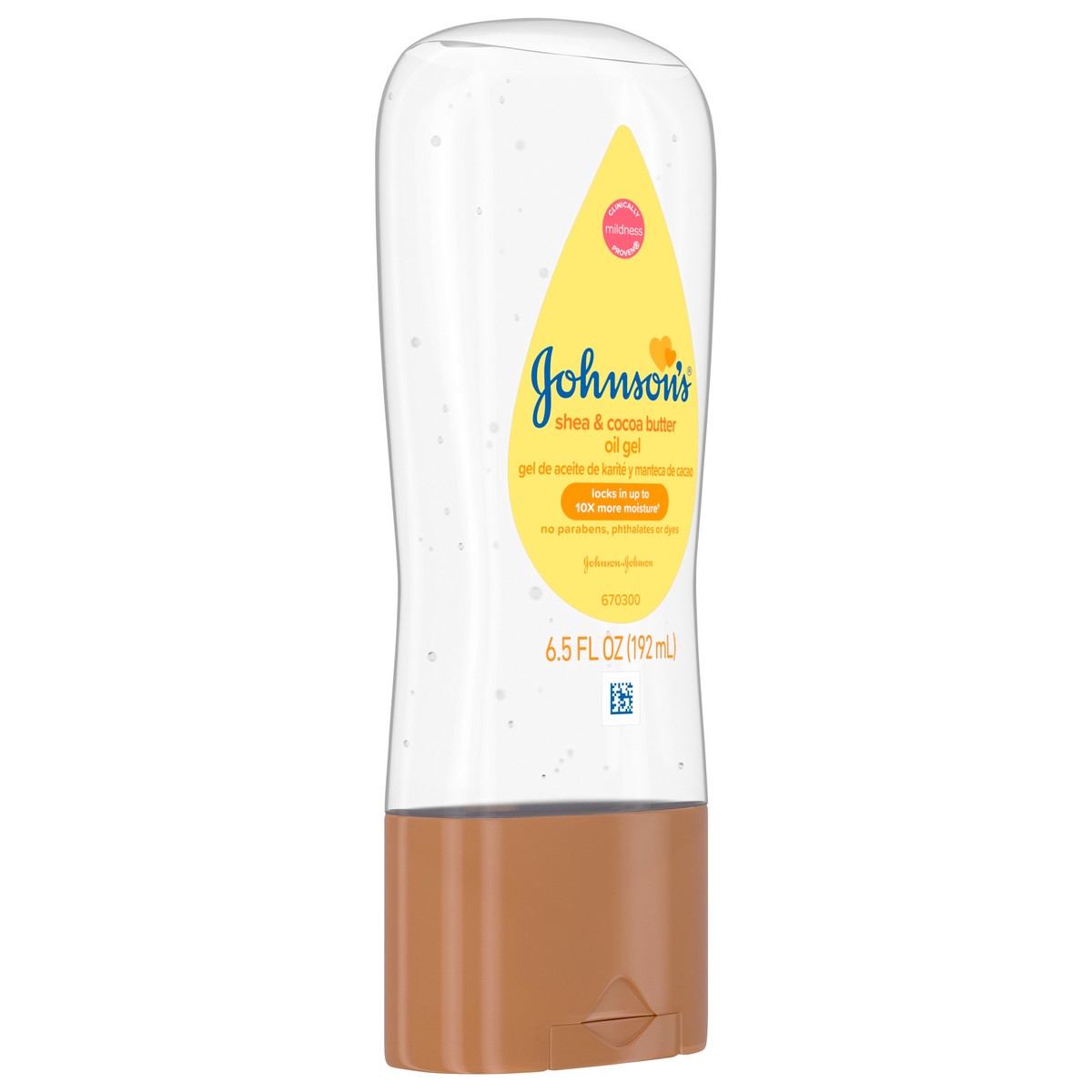 slide 8 of 12, Johnson's Oil Gel, Moisturizing Baby Massage Mineral Oil Enriched with Shea & Cocoa Butter, Dry Skin Relief for Babies, Kids & Adults, Nourishing & Gentle on Delicate Skin, 6.5 fl. oz, 6.50 fl oz