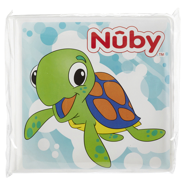 slide 1 of 1, Nuby Vinyl 1st Bath Book, 1 ct