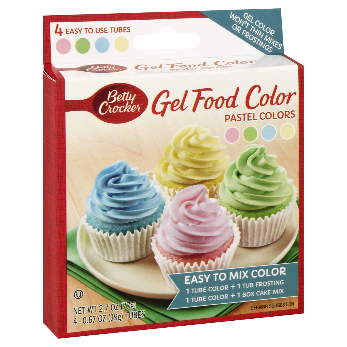 slide 2 of 9, Betty Crocker Pastel Gel Food Colors, 2.7 oz