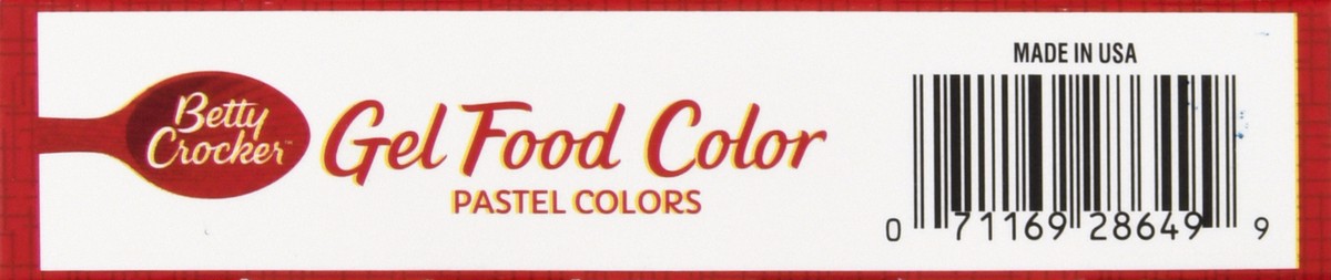 slide 4 of 9, Betty Crocker Pastel Gel Food Colors, 2.7 oz