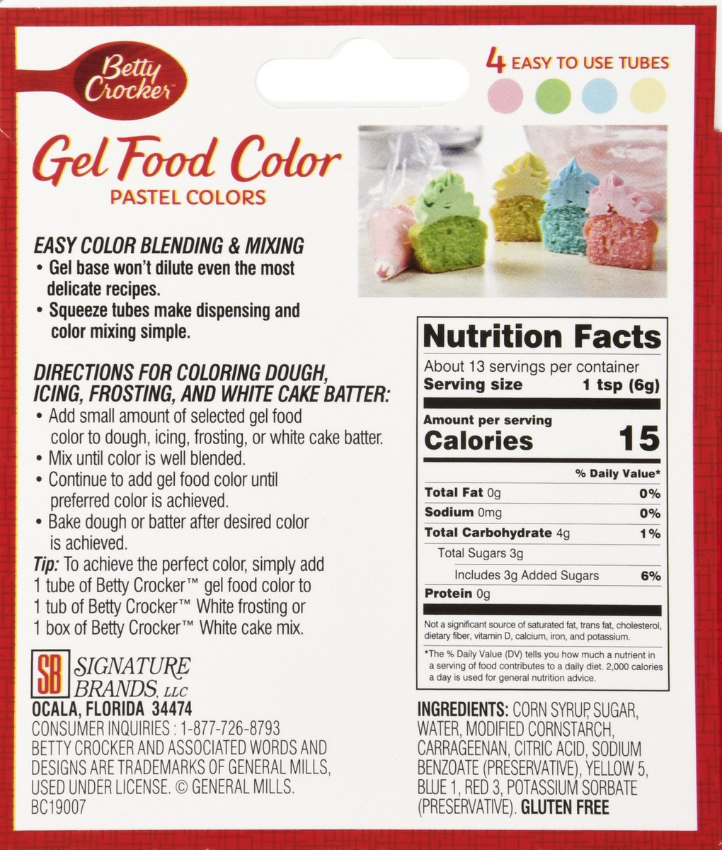 slide 5 of 9, Betty Crocker Pastel Gel Food Colors, 2.7 oz
