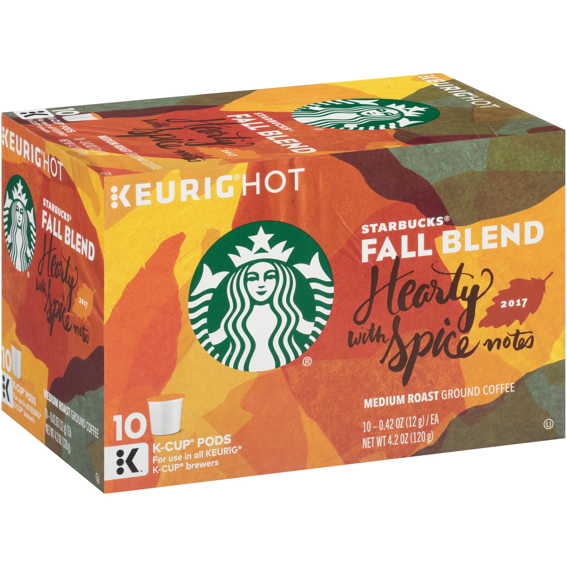 slide 1 of 1, Starbucks Fall Blend K-Cup Pods - 10 ct; 0.42 oz, 10 ct; 0.42 oz