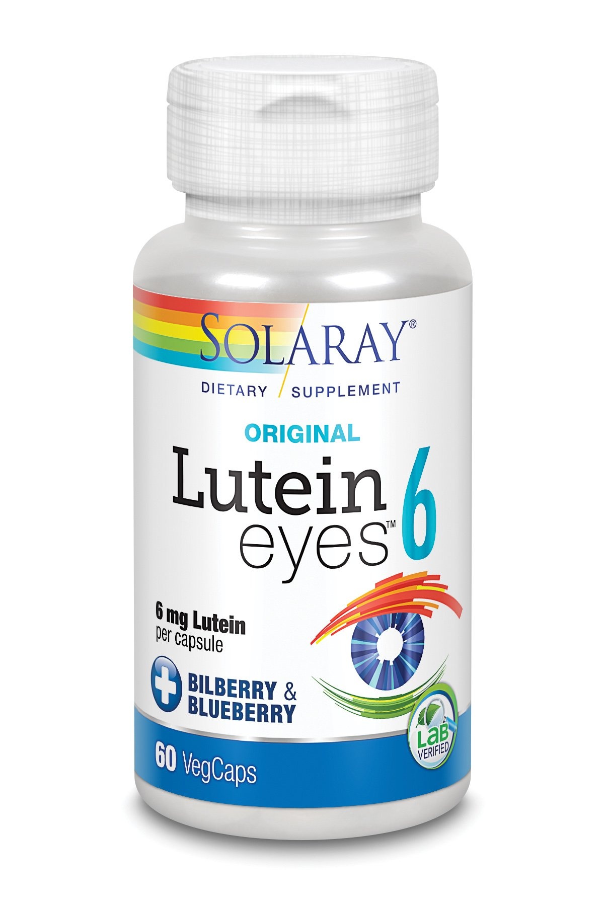 slide 1 of 1, Solaray Lutein Eyes 6, 60 ct