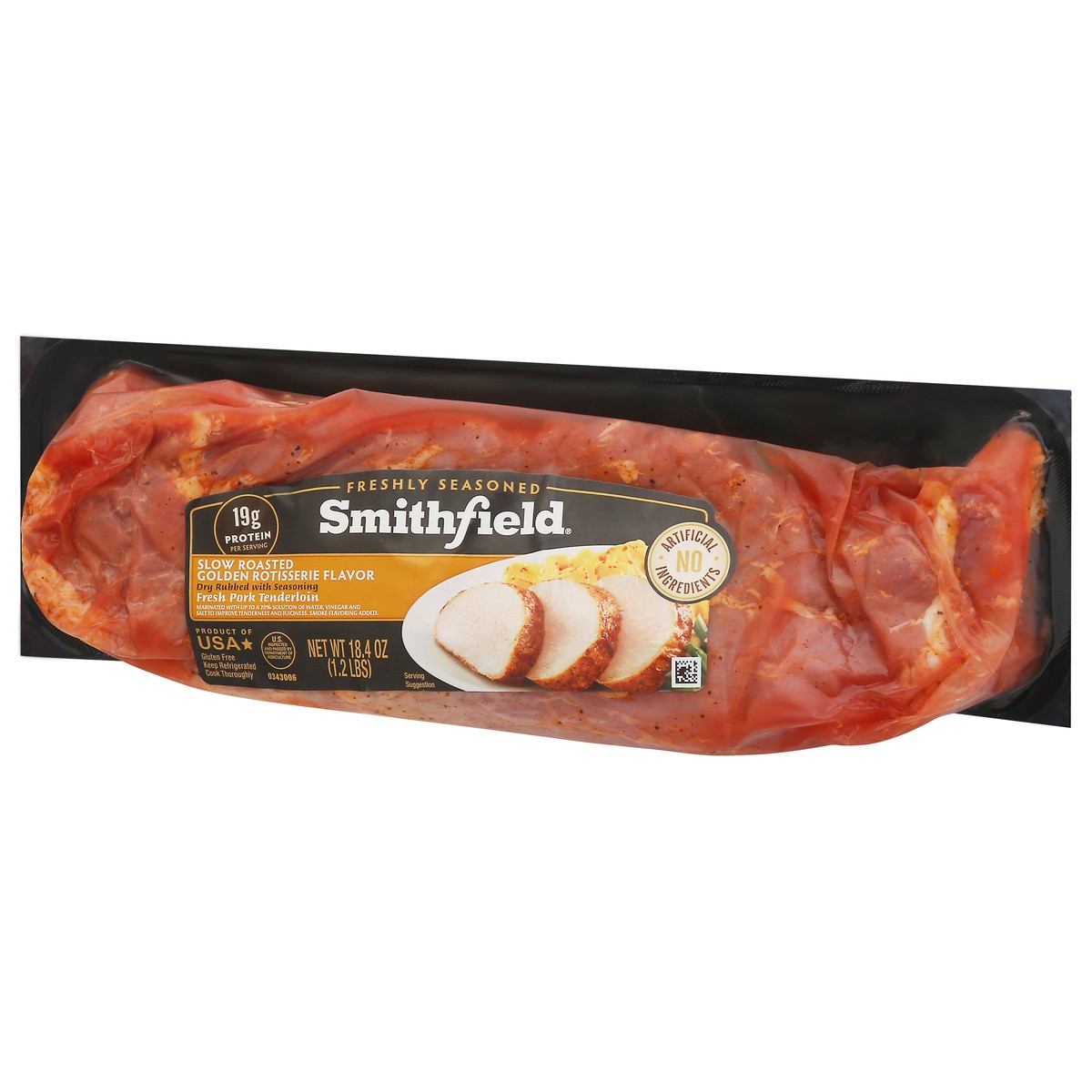 slide 3 of 11, Smithfield Golden Rotisserie Flavor Pork Tenderloin, 18.4 oz