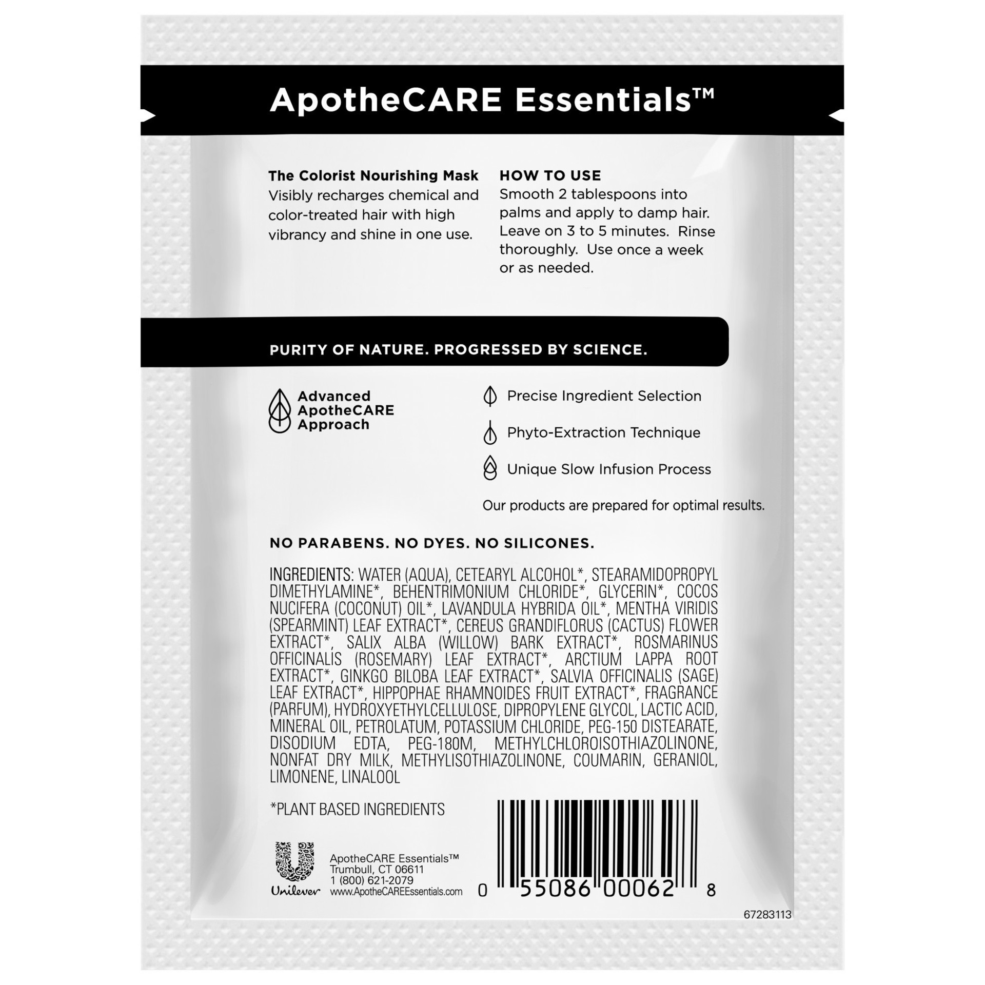 slide 3 of 4, ApotheCARE Essentials The Colorist Deep Conditioner Hair Mask Lavender, Moroccan Mint, Cactus Milk, 1.15 oz, 1.5 fl oz