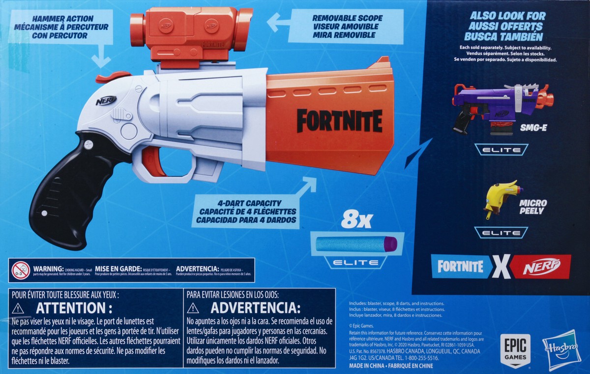 slide 5 of 9, Nerf Fornite Dart Blaster 1 ea, 1 ct