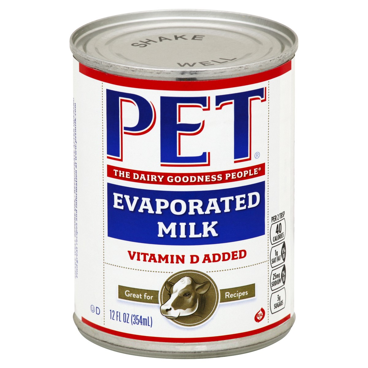 slide 3 of 3, PET Dairy Pet Evaporated Milk with Vitamin D Added, 12 fl oz