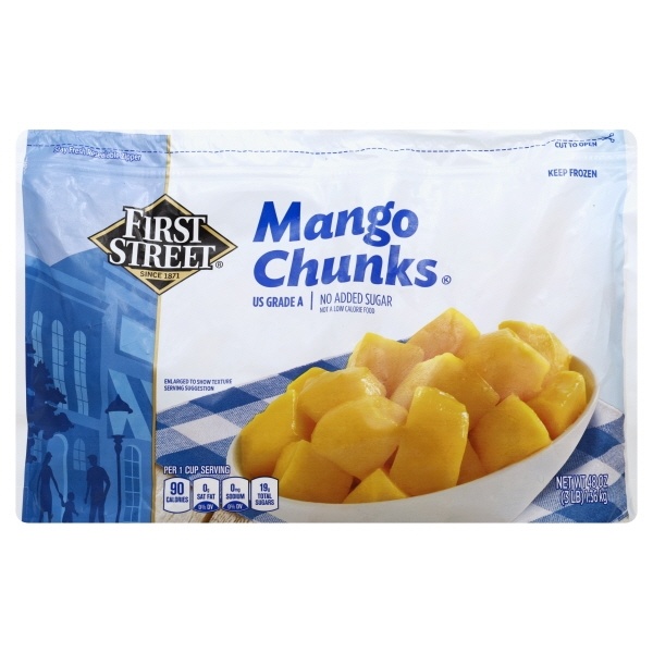 slide 1 of 1, First Street Mango Chunks, 3 lb