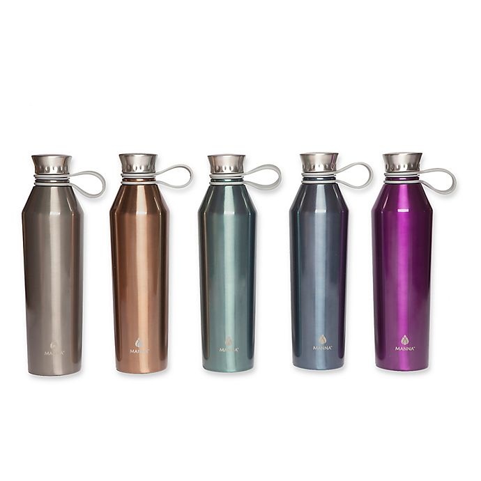 slide 2 of 2, Manna Organics Haute Double Wall Stainless Steel Water Bottle - Punch, 25 oz