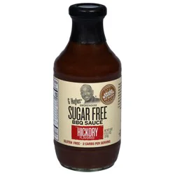 G Hughes Sugar Free Hickory Flavored BBQ Sauce 18 oz