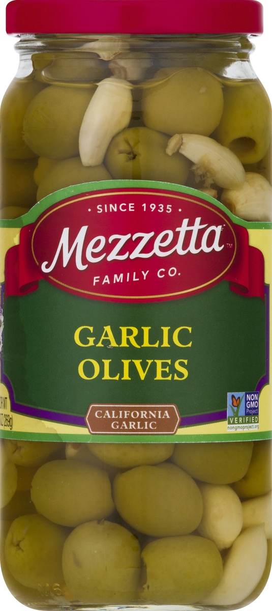 slide 9 of 11, Mezzetta Garlic Olives, 9.5 oz