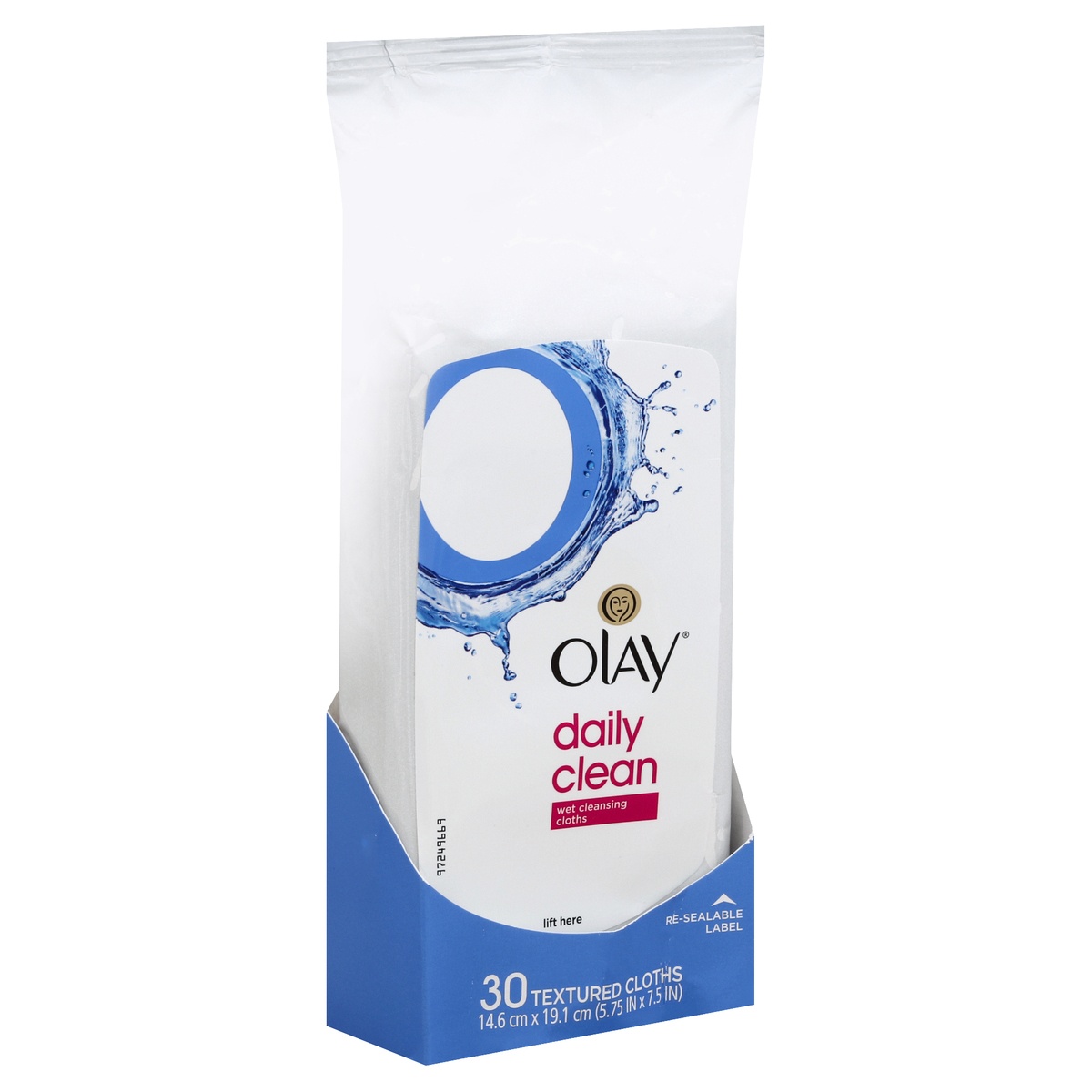 slide 1 of 1, Olay Cloths Wet Cleansing 30 ea, 30 ct