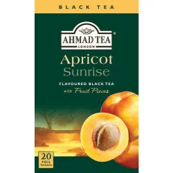 Ahmad Tea Apricot Sunrise Flavored Black Tea - 20 ct
