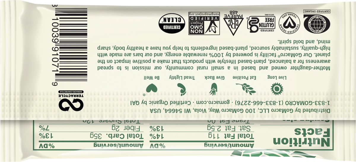 slide 4 of 7, Gomacro Bar Mint Choc Chip - 2.3 oz, 2.3 oz