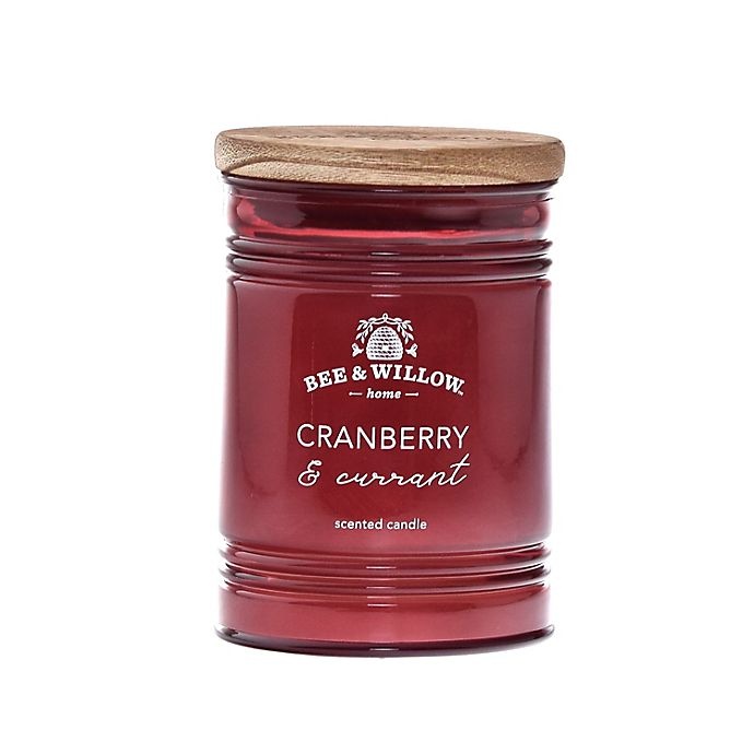 slide 1 of 1, Bee & Willow Home Cranberry and Currant Jar Candle with Wood Wick, 1 ct