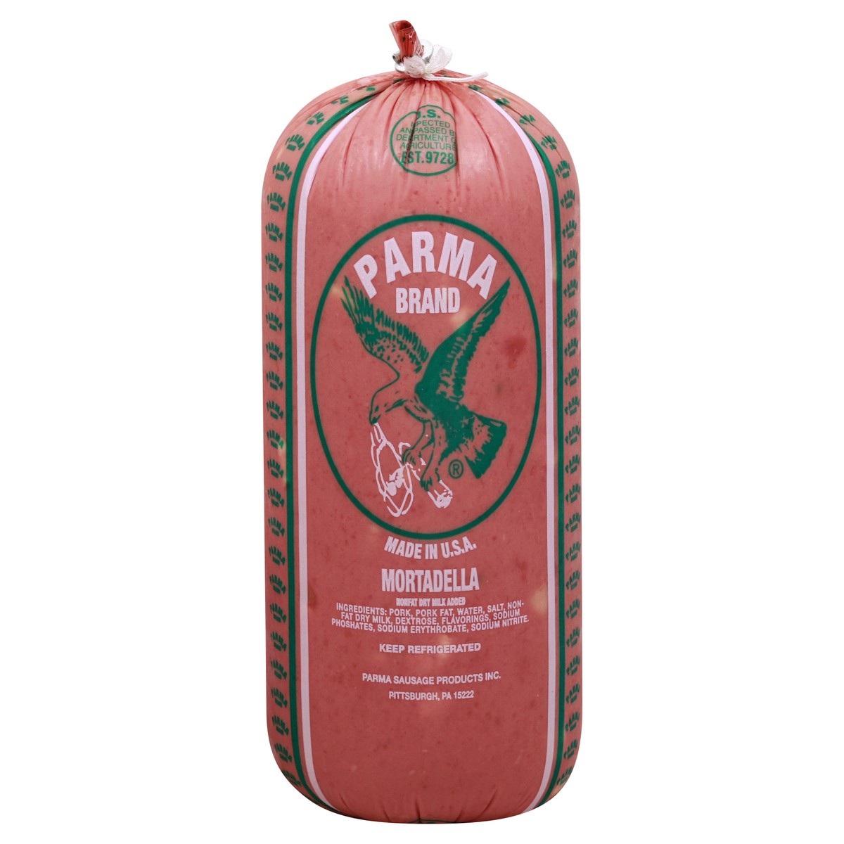 slide 7 of 7, Parma Brand Mortadella 1 ea, per lb