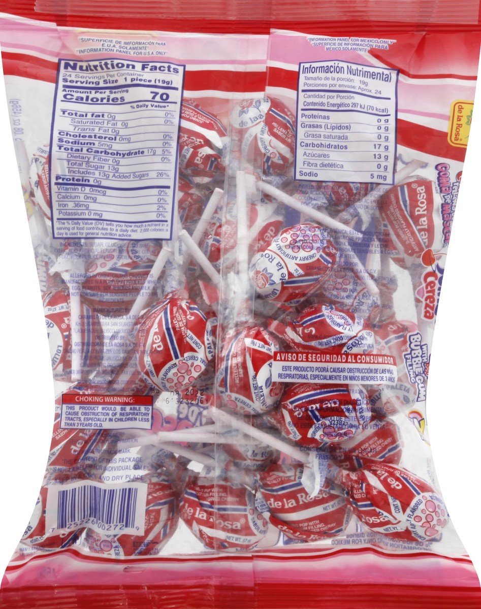 slide 7 of 13, De la Rosa Jumbo Cherry Pop 24 ea, 24 ct