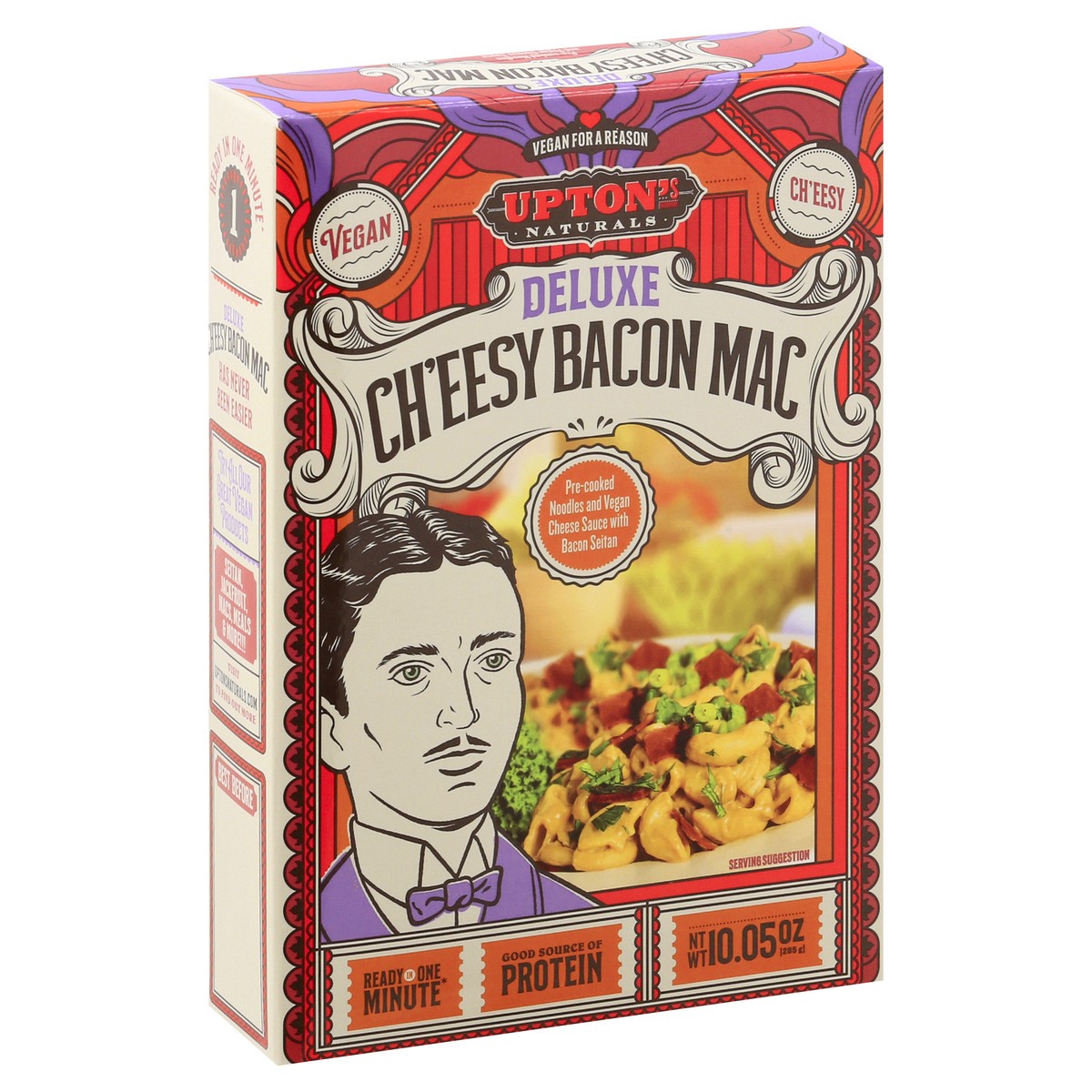 slide 9 of 13, Upton's Cheesy Macaroni Bacon, 10.05 oz