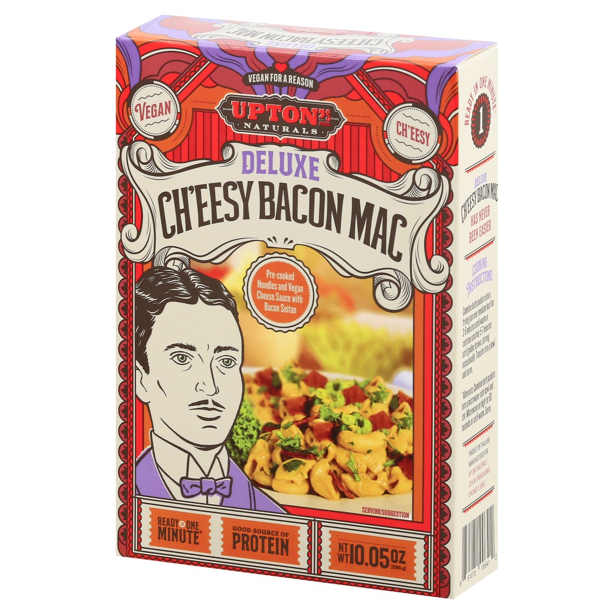 slide 13 of 13, Upton's Cheesy Macaroni Bacon, 10.05 oz