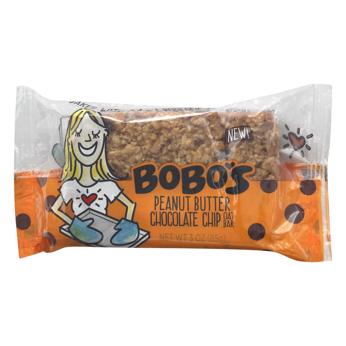 slide 40 of 40, Bobo's Peanut Butter Chocolate Chip Oat Bar, 3 oz