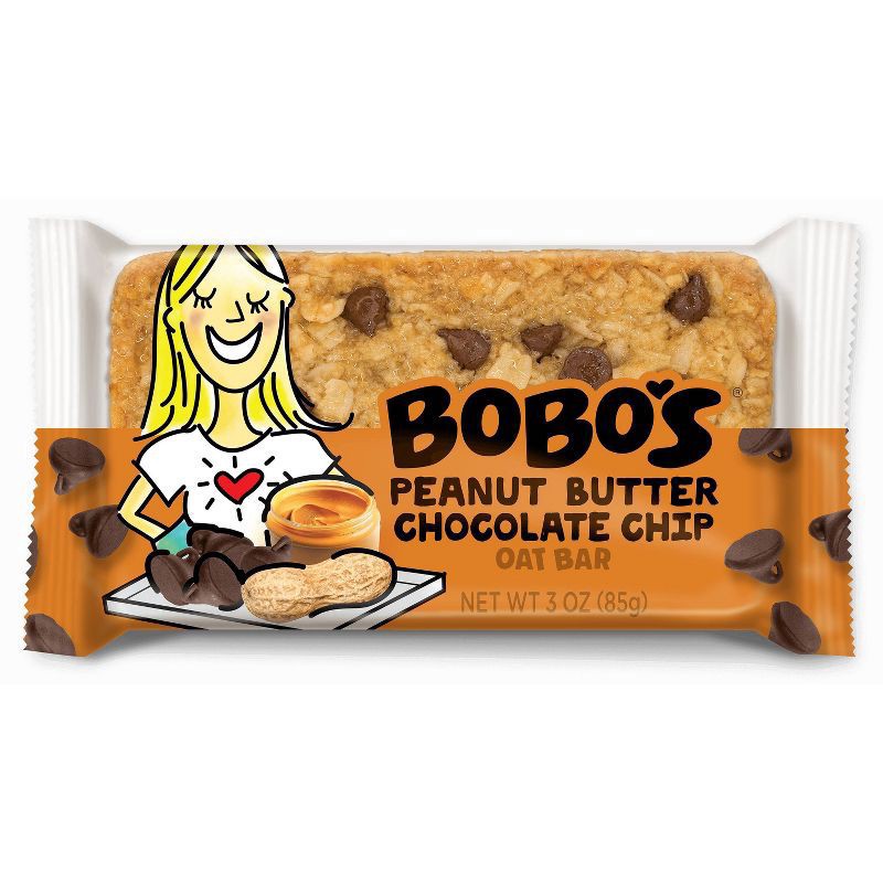slide 1 of 40, Bobo's Peanut Butter Chocolate Chip Oat Bar, 3 oz