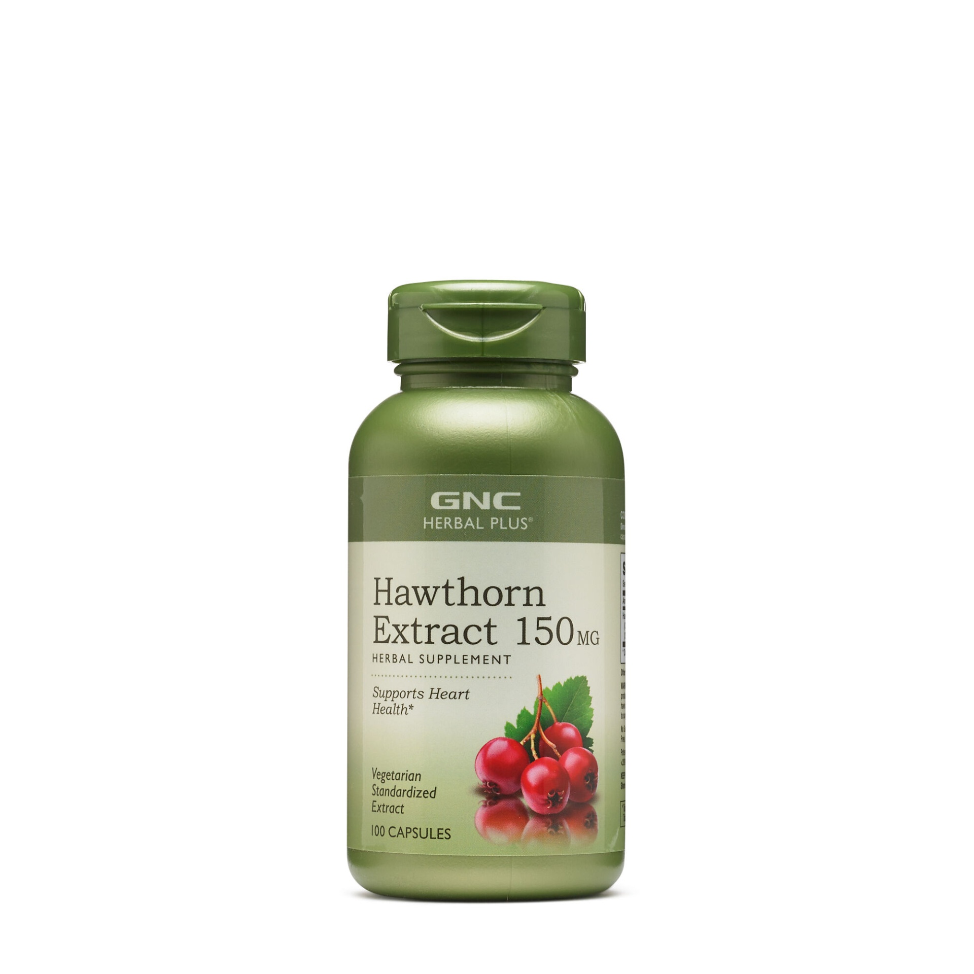 slide 1 of 1, GNC Herbal Plus Hawthorn Extract 150mg, 100 ct