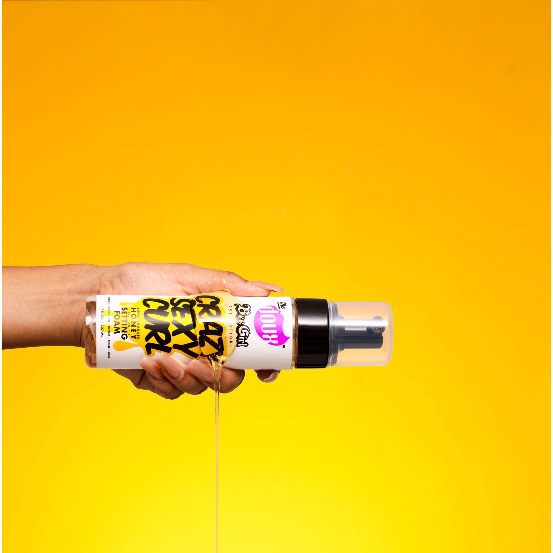 slide 5 of 11, The Doux Bee Girl Super-Charged All in 1 Honey Setting Foam 7 fl oz, 7 fl oz