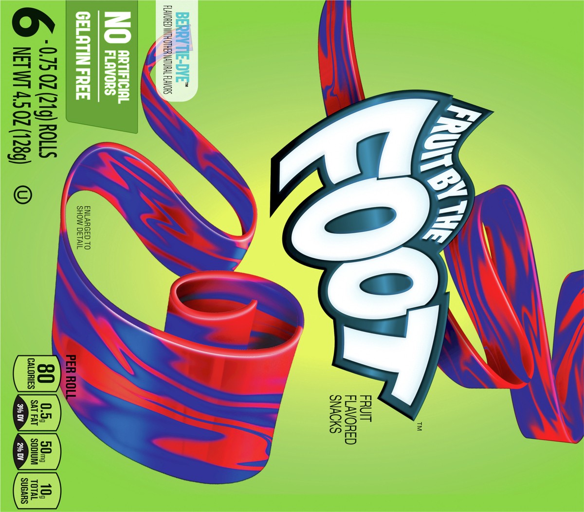 slide 2 of 9, Fruit by the Foot Fruit Flavored Snacks, Berry Tie-Dye, 4.5 oz, 6 ct, 6 ct