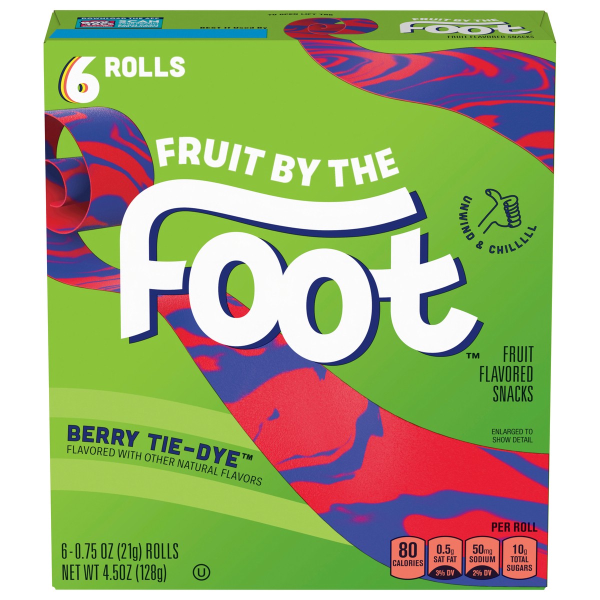 slide 1 of 9, Fruit by the Foot Fruit Flavored Snacks, Berry Tie-Dye, 4.5 oz, 6 ct, 6 ct