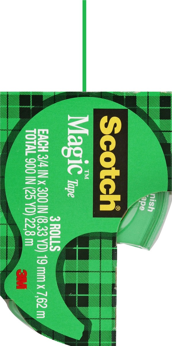 slide 8 of 11, Scotch Magic Tape 3 ea, 3 ct