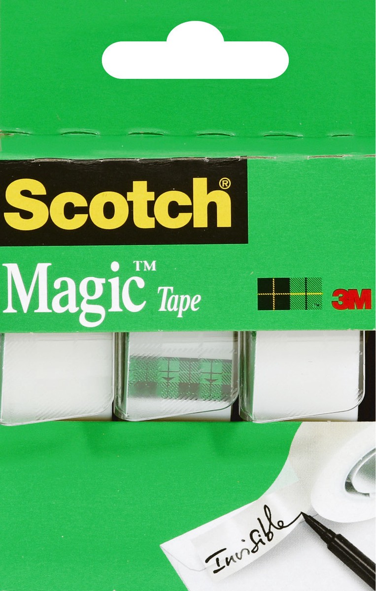 slide 4 of 11, Scotch Magic Tape 3 ea, 3 ct