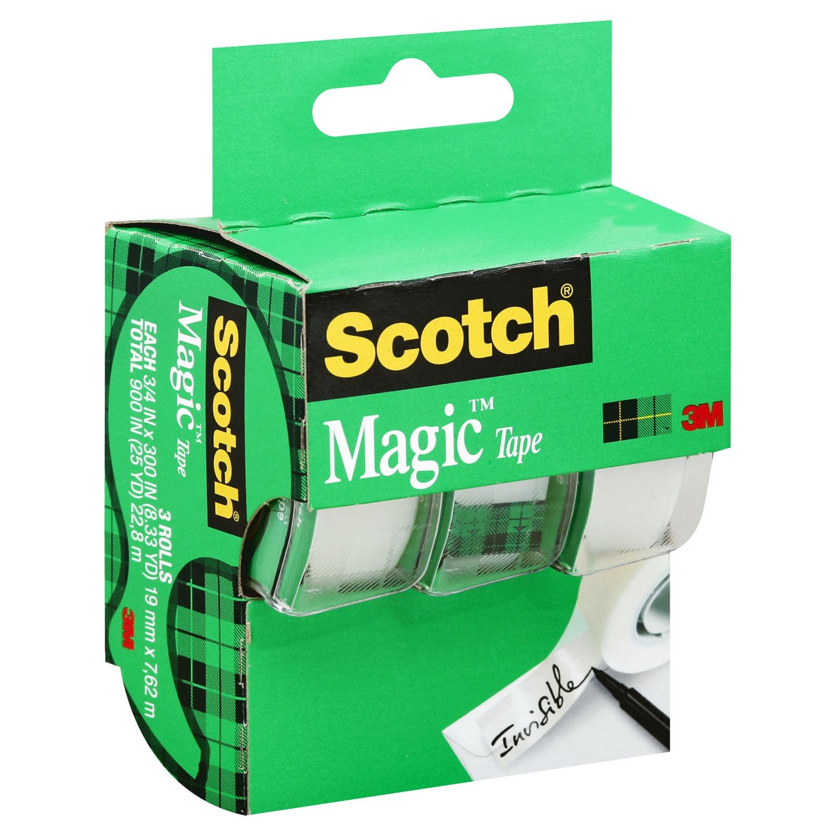 slide 3 of 11, Scotch Magic Tape 3 ea, 3 ct