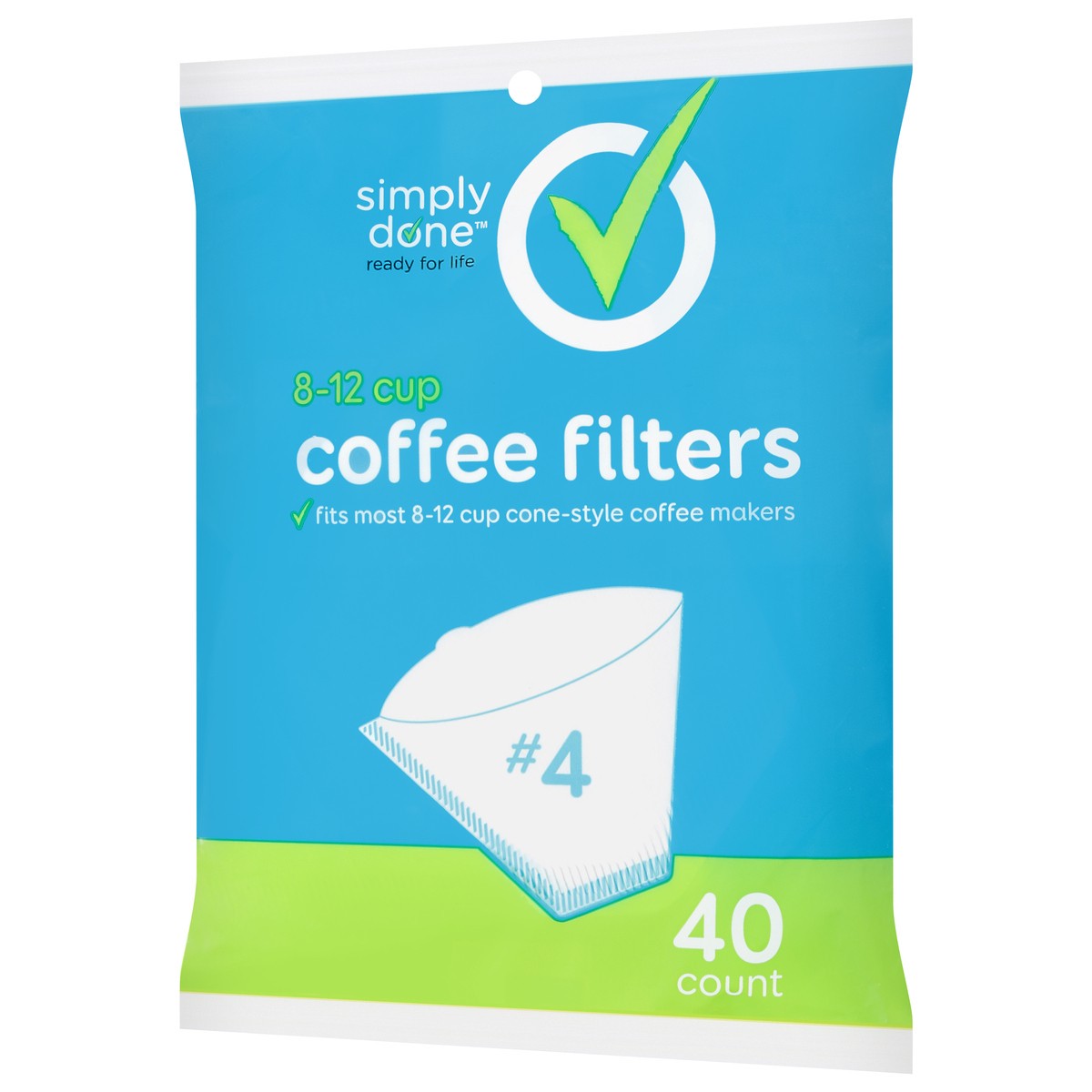 slide 8 of 9, Simply Done Coffee Filters - 40 ct, 40 ct