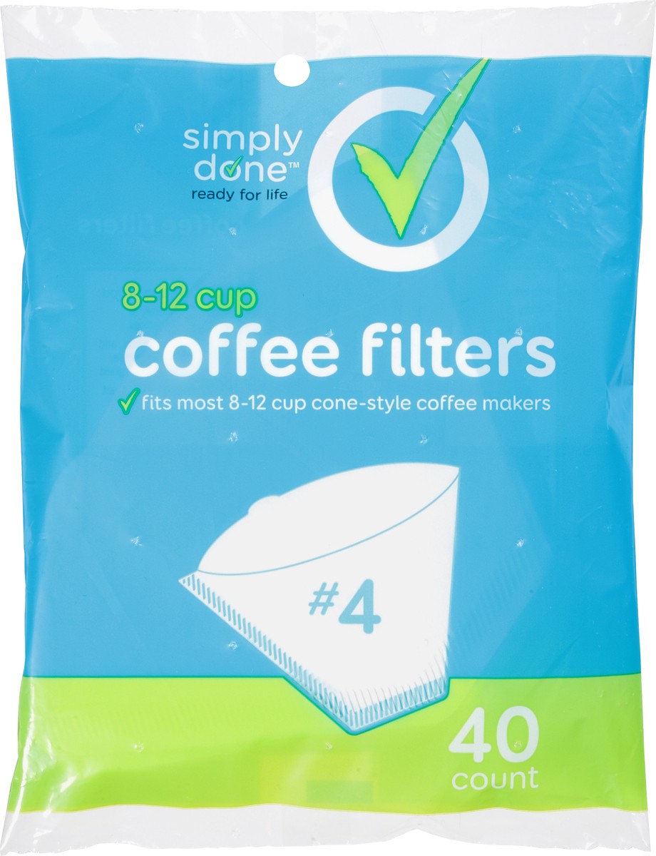 slide 3 of 9, Simply Done Coffee Filters - 40 ct, 40 ct