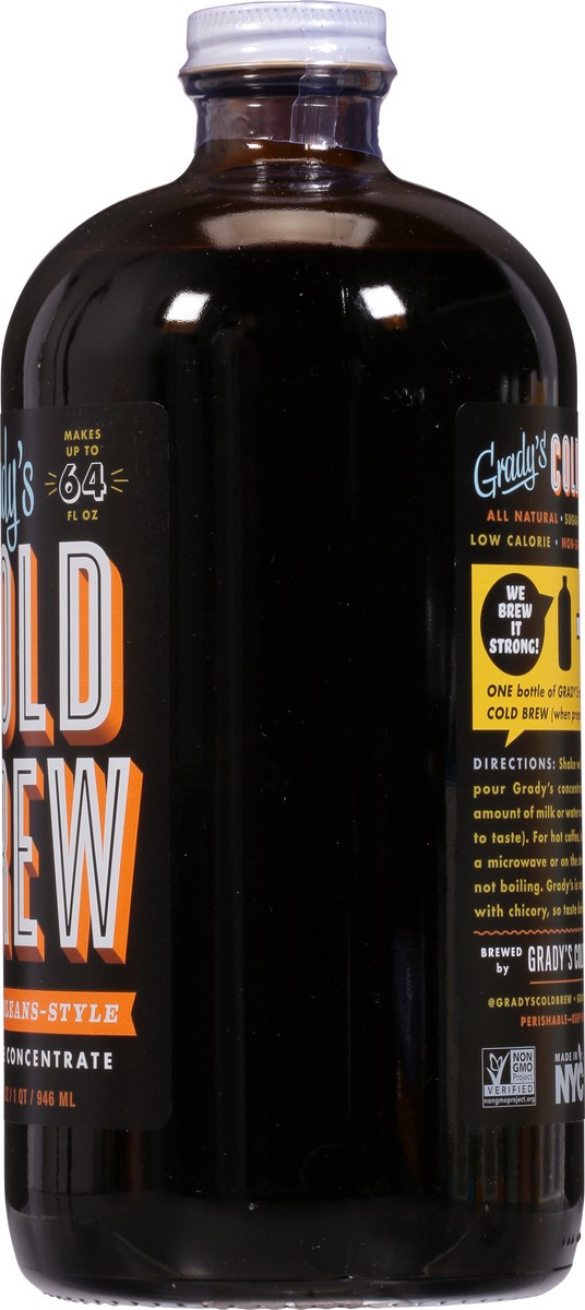 slide 5 of 14, Grady's New Orleans Style Cold Brew Coffee Concentrate - 32 fl oz, 32 fl oz