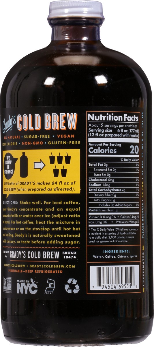 slide 12 of 14, Grady's New Orleans Style Cold Brew Coffee Concentrate - 32 fl oz, 32 fl oz