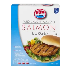 Vita Wild Caught Alaskan Salmon Burger