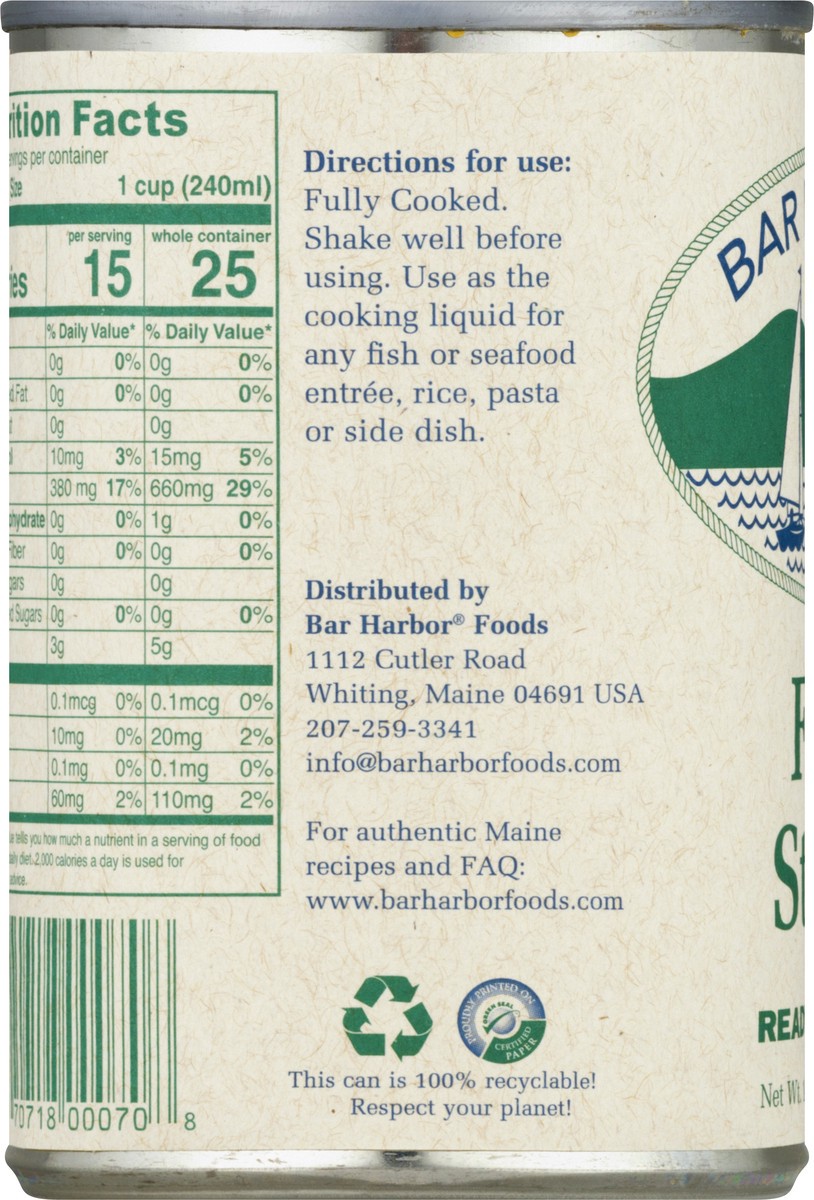 slide 5 of 12, Bar Harbor Fish Stock, 15 oz